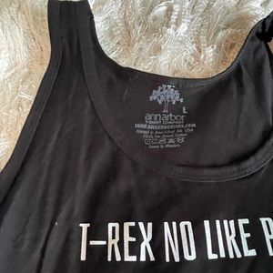 Black work out top